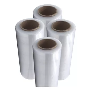 4 Rollos Emplaye Playo Pelicula Estirable 10x60x1000 Flejes 