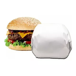 Papel Manteiga Acoplado Hamburguer Lanche 30x38 Branco 1000 