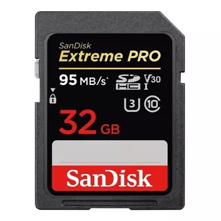 Tarjeta De Memoria Sandisk Sdsdxxg-032g-gn4in  Extreme Pro 32gb