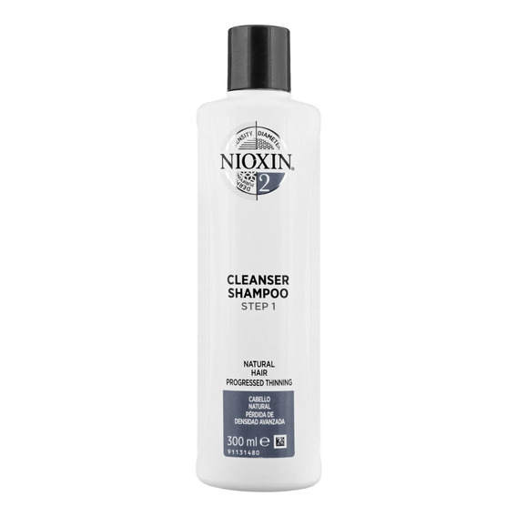 Nioxin-2 Shampoo Densificador Para Cabello Natural 300ml