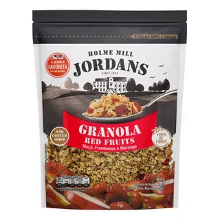 Granola Jordans Red Fruits Em Pouch 400 G