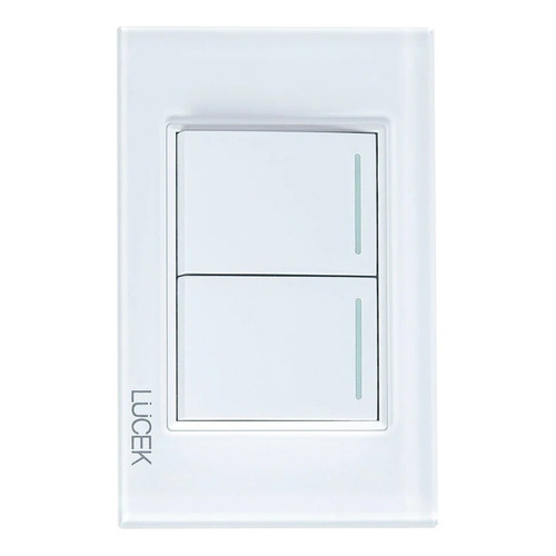 Lucek Pla 2 Int Senc De 1.5 Mod Cristal Blanco Blanco