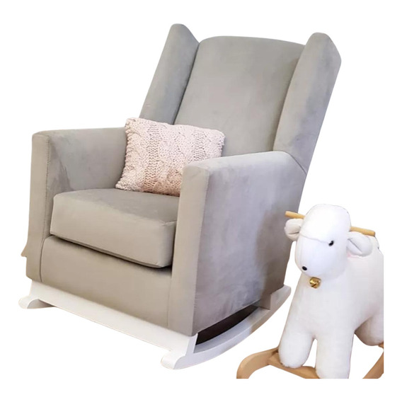 Sillon Mecedor De Pana Ideal Para Amamantar Bebe Eider