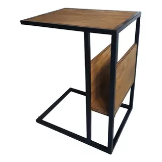 Mesa Lateral Arrime Desayuno Industrial Home Office 50x40x65