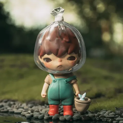 限定品 POPMART HIRONO Little Mischief オルゴール Figuras De Ação Pop Mart Hirono Little Mischief Series