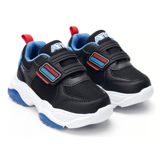 Zapatilla Deportiva Azul Y Negra Ayri Niños Atomik