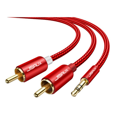 Jsaux Cable Rca A 0. In, Adaptador Auxiliar A Rca Macho A