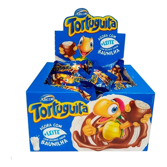 Oferta! Caja 24 Tortuguita Chocolate Y Vainilla 372g Brasil