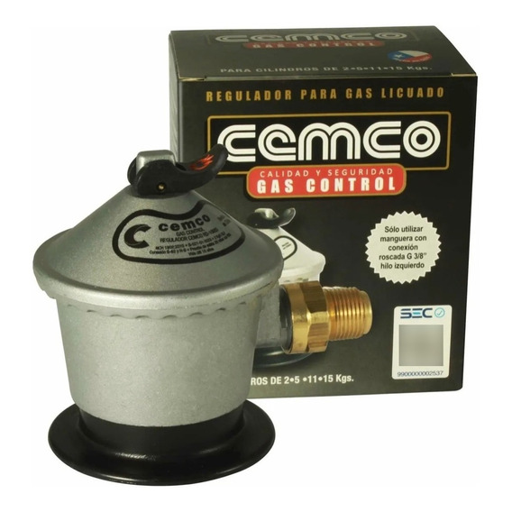 Regulador Gas Cilindro 5-11-15 Kg Cemco
