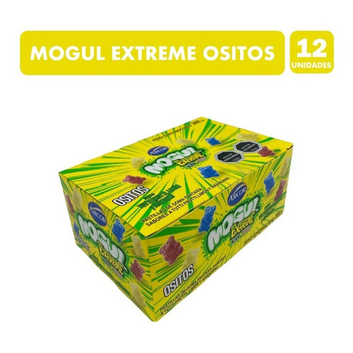 Caja Gomitas Arcor Mogul Extreme Ositos (caja Con 12 Un)