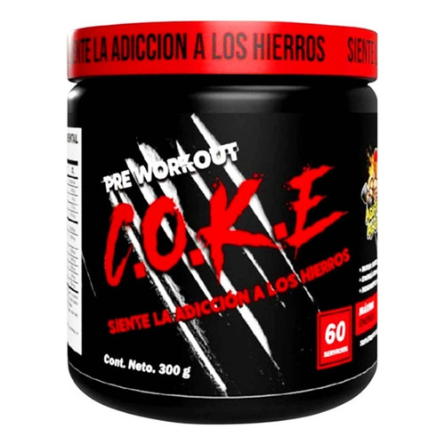 Pre Entrenamiento Workout 2 En 1 Coke + Clemb 60 Servicios Sabor Hot Mango
