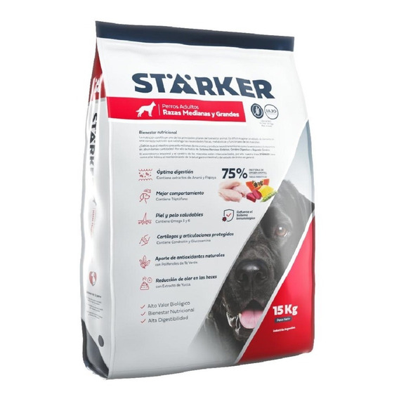 Alimento Balanceado Super Premium Starker Dog Adulto 15kg  