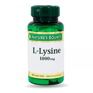 Suplemento Nature's Bounty L-lysine 60 Cápsulas