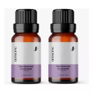 Kit 2 Óleos Essenciais De Lavanda 100% Puro Dermopac 10ml