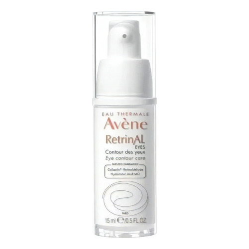 Crema antienvejecimiento Avène Retrinal para contorno de ojos, 15 ml. Tiempo de aplicación: día/noche. Tipo de piel: todo tipo de piel
