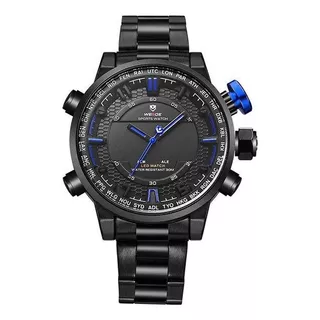 Relógio Masculino Weide Anadigi Wh-6402 Azul