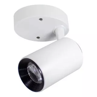 Spot De Sobrepor Branco Led 7w 6000k Bivolt Ds7078 Delis 110v/220v