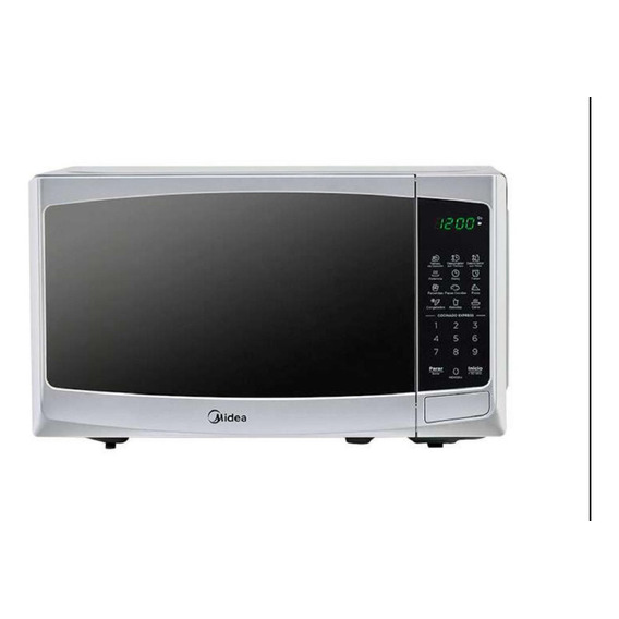 Microondas Midea MMDP07S2B   plata 21L 120V