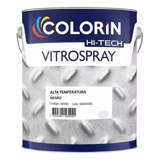 Esmalte Alta Temperatura Colorin Vitrospray X 4 Litros