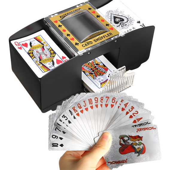 Automático De Cartas De Póquer Barajador De Cartas+poker Set