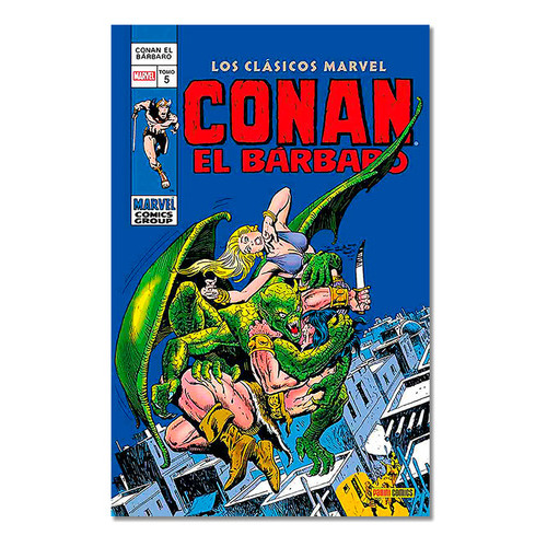 Los Clásicos De Conan El Barbaro N.05, De Barry Windsor Smith, roy Thomas. Editorial Conan Properties, Tapa Blanda En Español