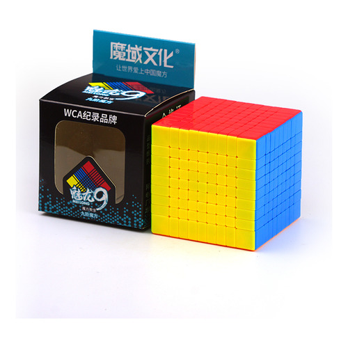 Cubo Magico 9x9x9 Meilong Moyu Stickerless Color de la estructura 9x9 color