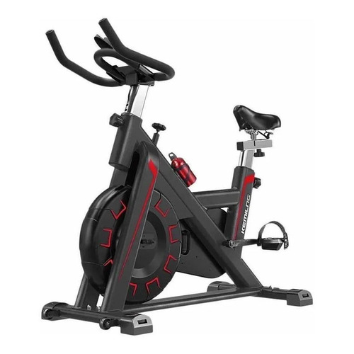 Bicicleta estática Kemilng Dynamic K730 para spinning color negro y rojo