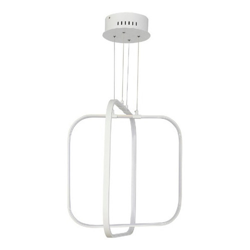 Lámpara De Techo, Lu1058-2-led/bl, Marca Luzire Color Blanco