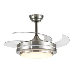 Ventilador de Techo Retráctil Startrak 1.1m LED 3 Tonos Control Remoto