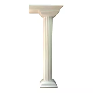 Coluna Grega Romana Isopor 4mt+ 2base+ 2capitel Igreja Altar