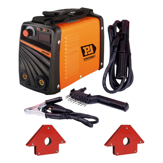 Mega Kit Soldadora Lusqtoff Iron 250 Inverter + 2 Escuadras