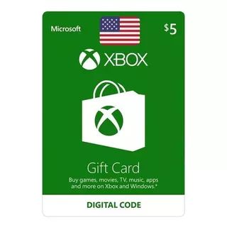 Tarjeta Xbox Live Gift Card Microsoft Código Digital 5