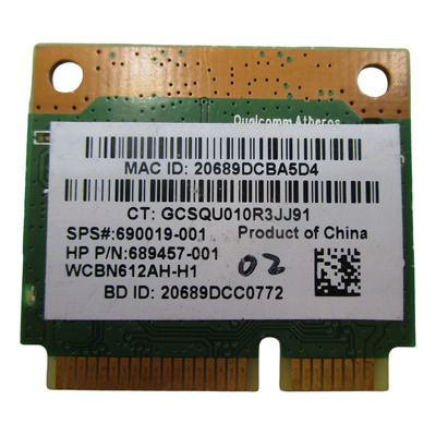 Tarjeta Wifi Wlan Hp Probook 450g1 Qualcomm 690019-001