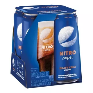 Refresco Pepsi Nitro Nitro Pepsi En Lata 404 ml Pack X 4