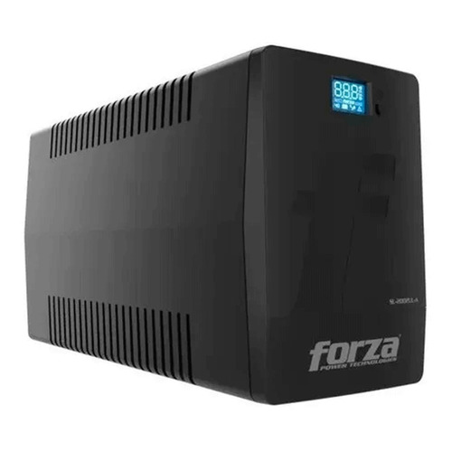 Ups Forza Sl-2002ul-a Smart 2000va/1200w Lcd Acuario Color Negro