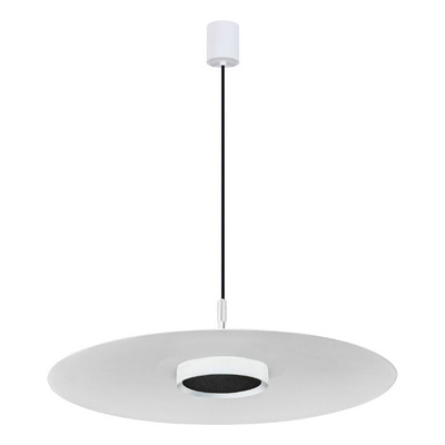 Colgante Freya 15w Calido 7051 Blanco Ø55cm Aluminio Blanco
