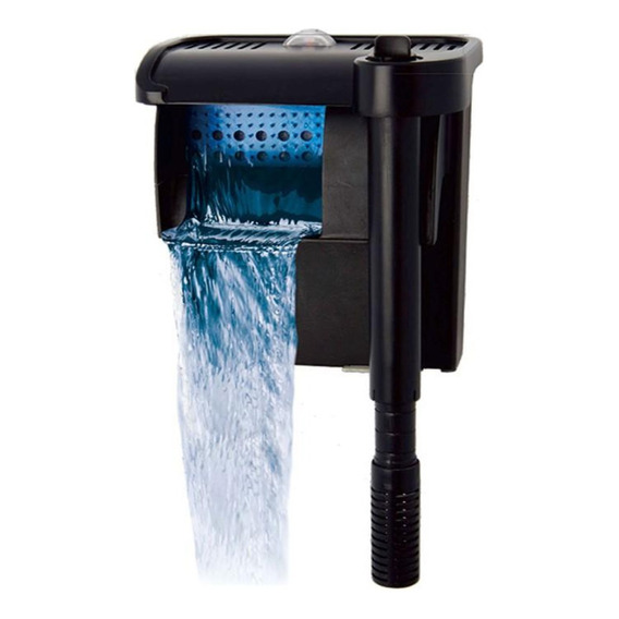 Resun Smx350 Streamax Filtro De Cascada Acuario Peces Caudal 330 Litros/hora Para Acuarios Peceras De 19 A 38 Lt Silencioso Filtración 4 Etapas Control De Flujo Aireación 4 Watts