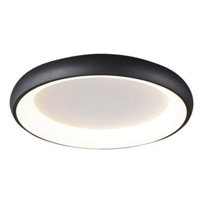 Plafon Moderno Gaza-l 36w Calido 60cm Negro Led