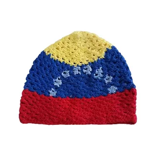 Gorros Tejidos Con Los Colores De La Bandera Venezolana