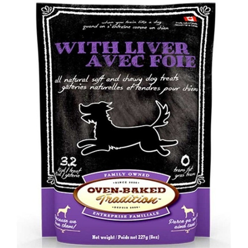 Snack Perro Oven Baked Dog Liver Treats 227gr. Np