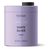 Máscara Lakme Teknia White Silver 1000ml