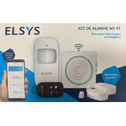  Kit De Alarme Wifi Elsys Compatível Com Alexa E Google Novo