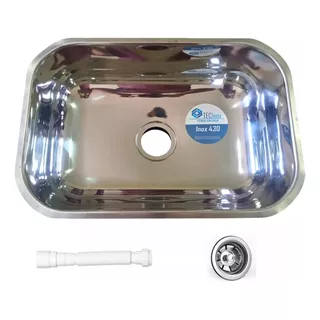 Cuba Inox Para Cozinha Nº1 47x30x17 Aço 430 - Tec Inox