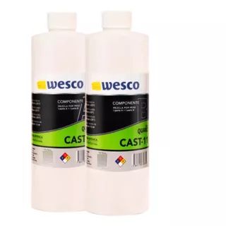 Resina Epoxica Transparente Kit 1 A 1 Wesco 1 Kilogramo