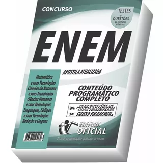 Apostila Enem Atualizada - Material Didático - Frete Grátis!