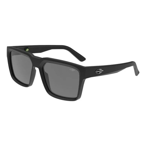 Lente Mormaii Miami M0158a1401, negro mate, M0158, color gris, diseño solar