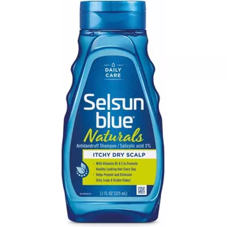 Shampoo Selsun Blue Naturals Dandruff 325ml 11oz