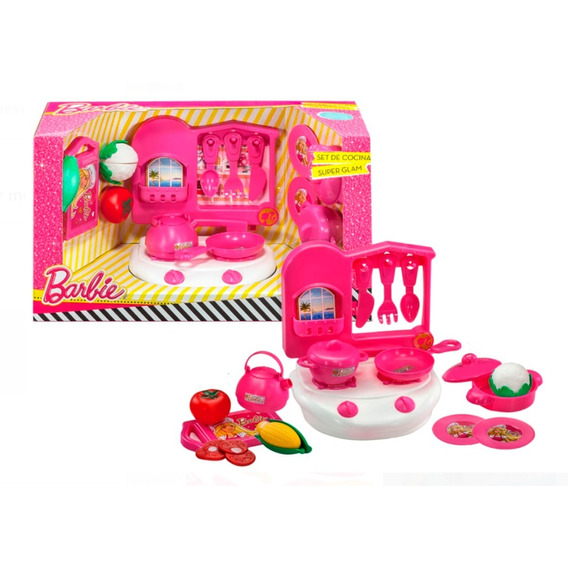 Set Cocina Super Glam Accesorios Barbie