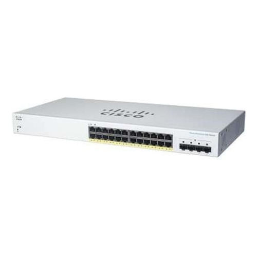 Switch Cisco Cbs220-24p-4g-na - Blanco, 24 Puertos /vc