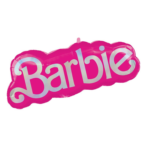 1pz Globo Metálico Barbie Super Shape 32in/81cm 0bar0 Color Rosa